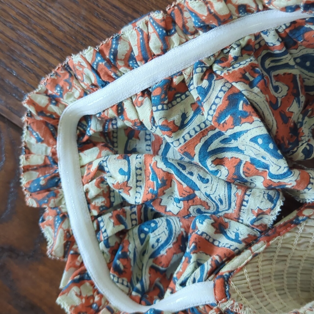 ANTHRO I NWT Smocked Tiered Boho Foral Mabel Maxi Dress by Love the Label, S - Picture 14 of 16